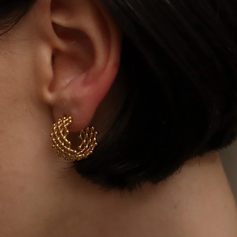 P282 stainless metal ball oversized pierce