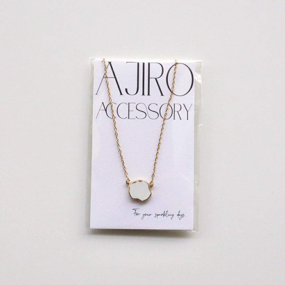 N179 stainless plate necklace