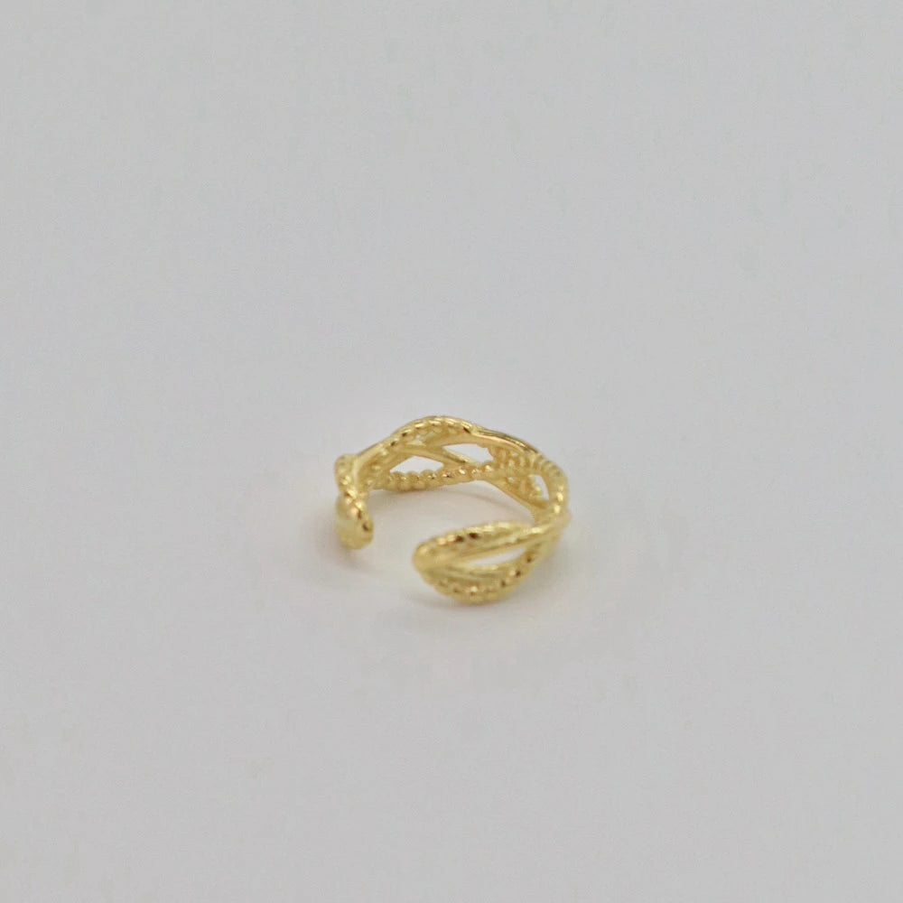 C140 silver925 lace earcuff