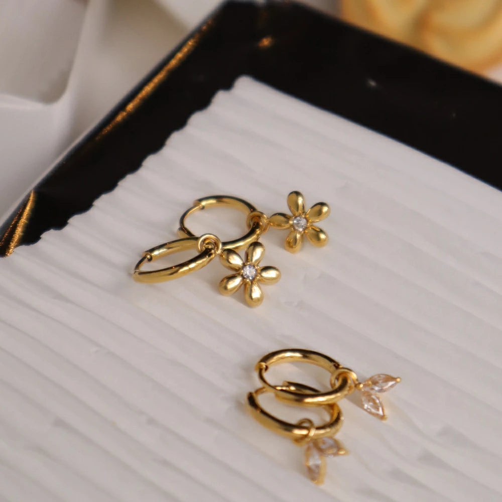 P367 stainless 2style hoop pierce