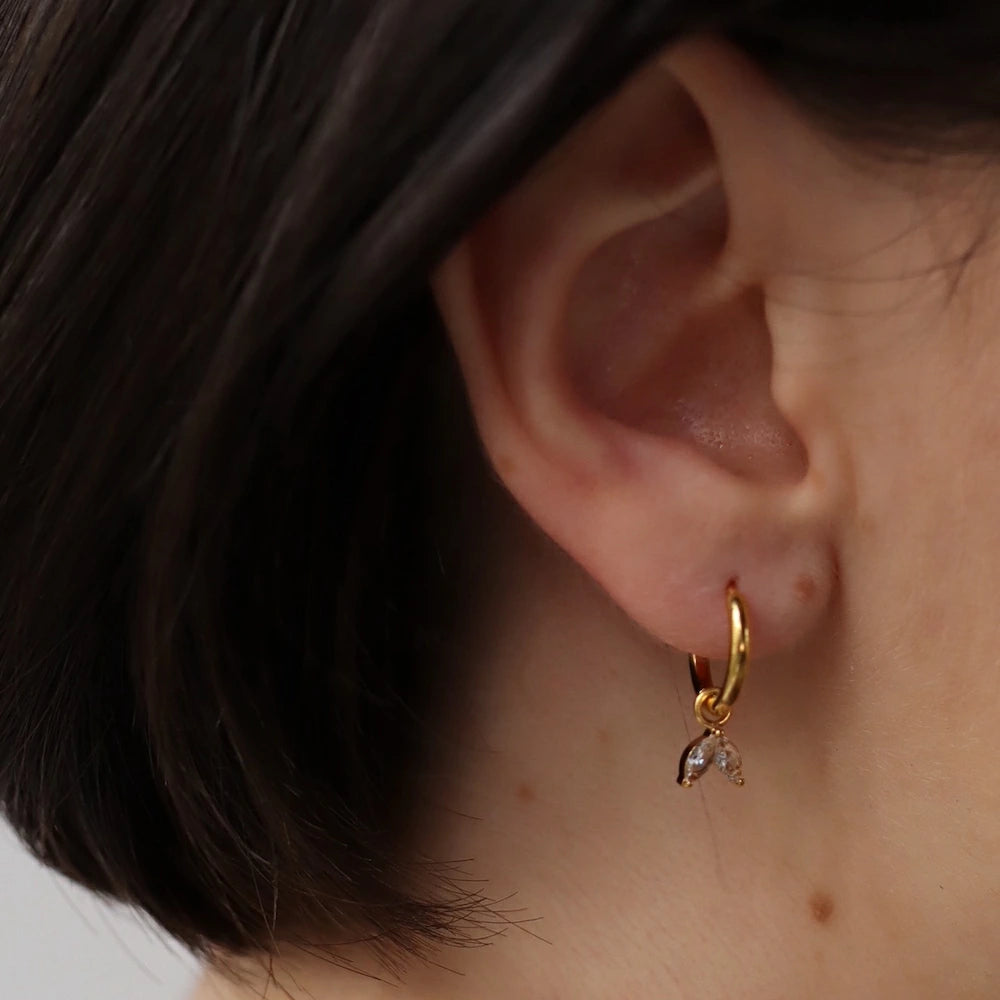 P367 stainless 2style hoop pierce