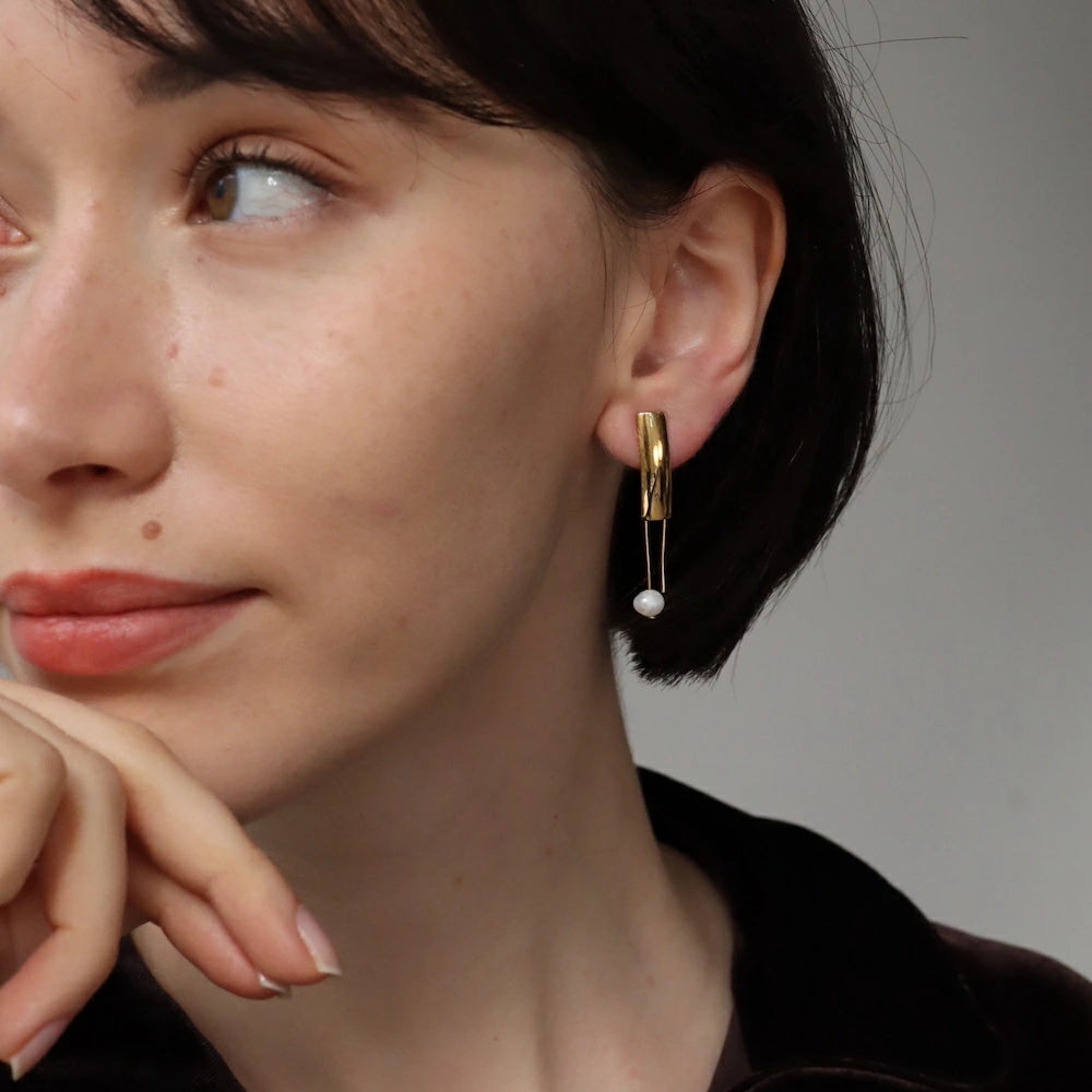 P373 stainless unique pearl pierce