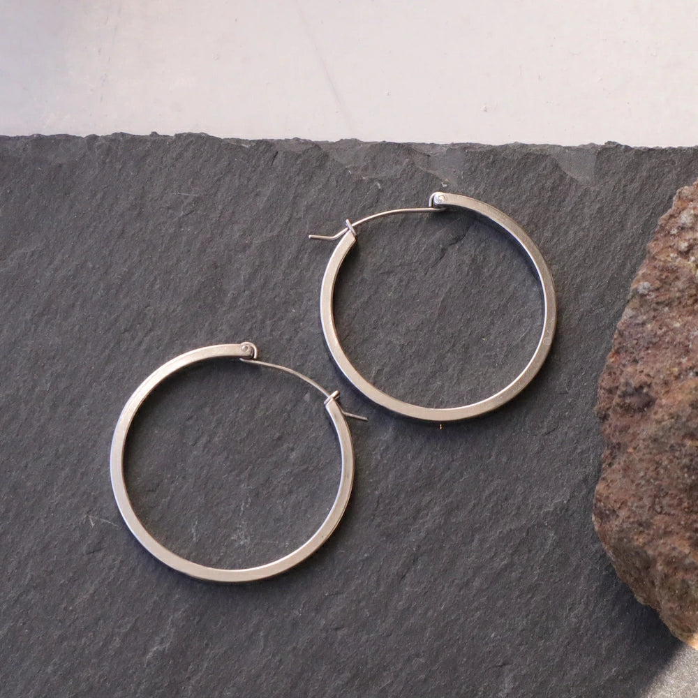 P292 stainless oversized hoop pierce