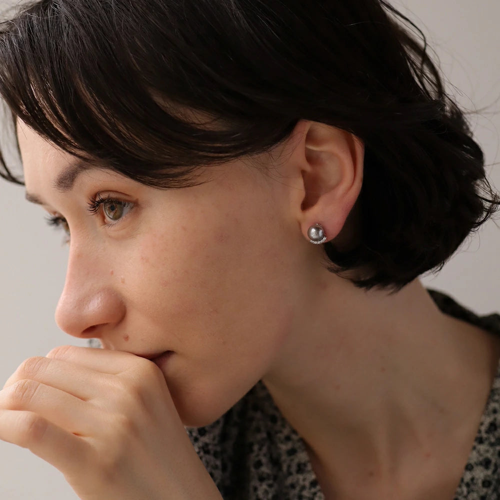 P386 stone line pearl pierce