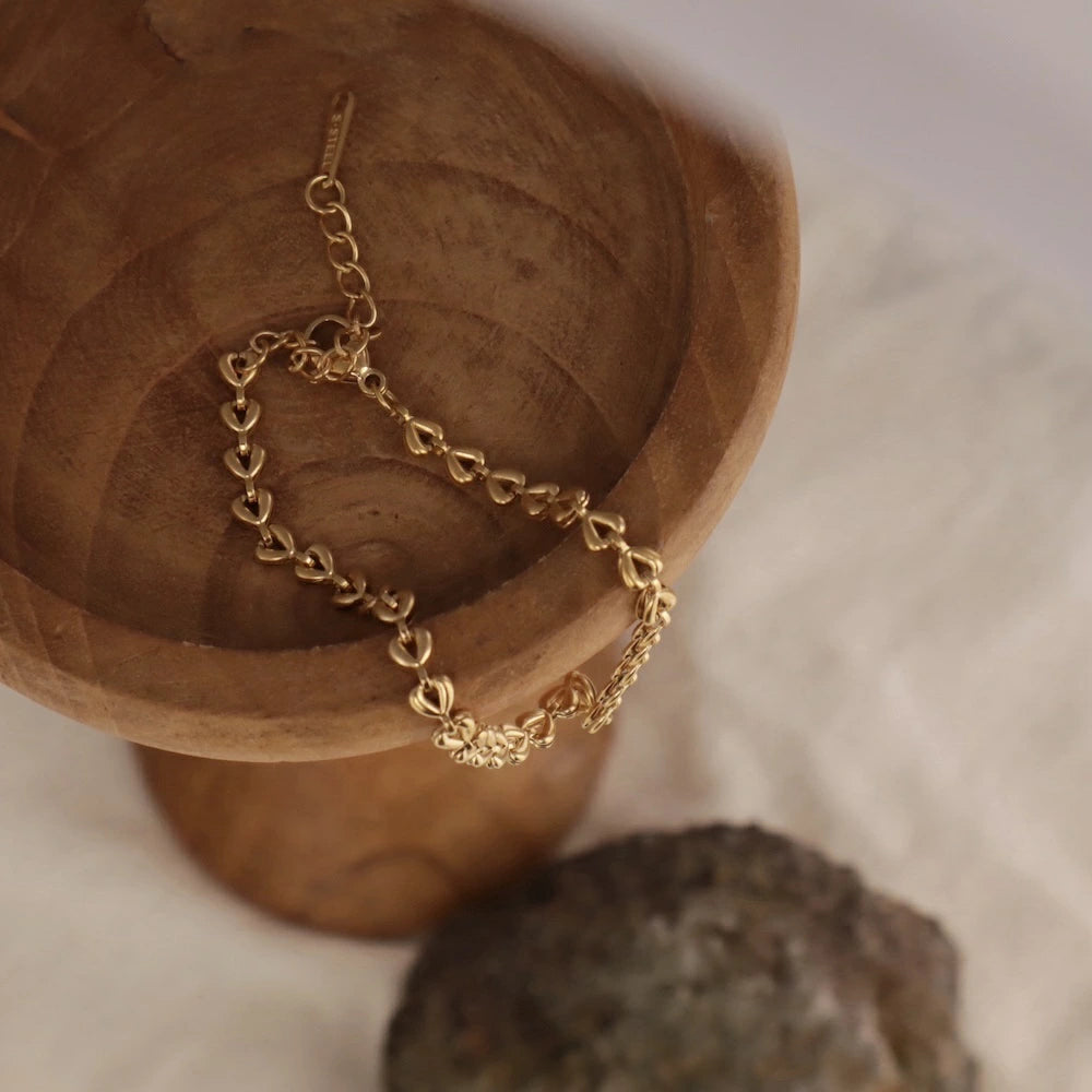 N199 stainless triangle chain bracelet