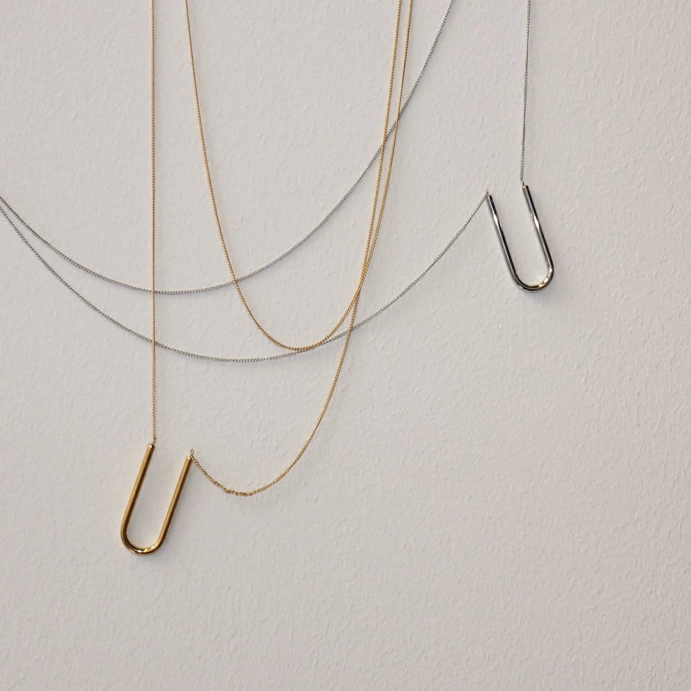 N208 stainless U-shape pendant