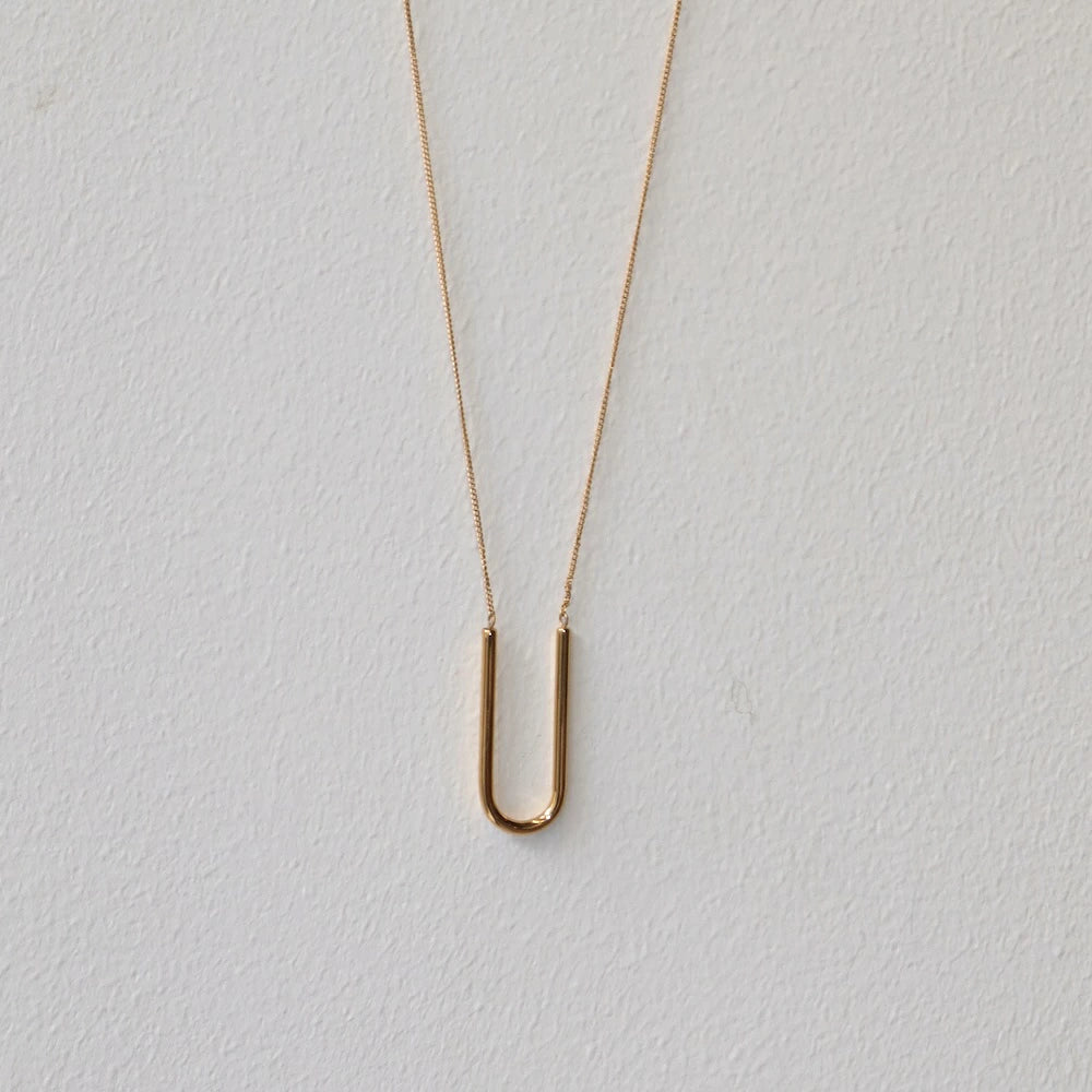 N208 stainless U-shape pendant