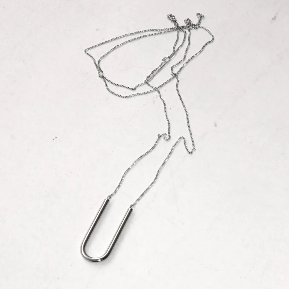 N208 stainless U-shape pendant