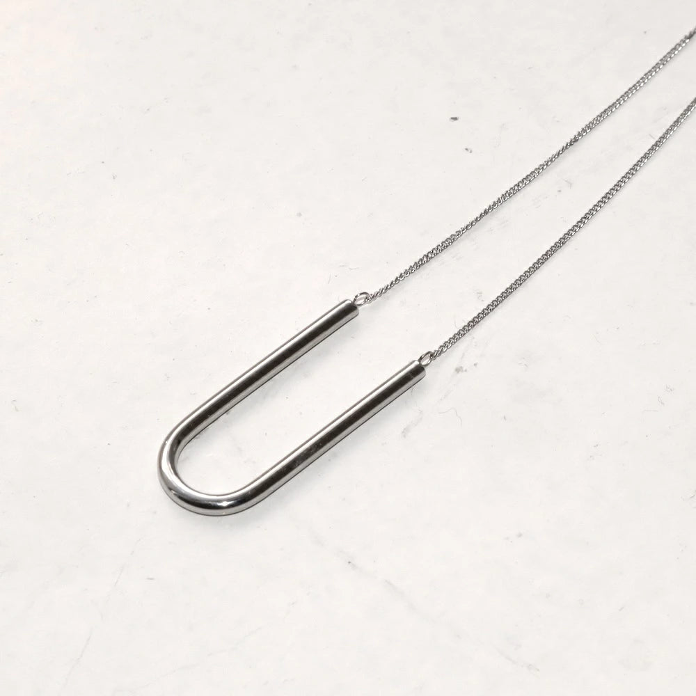 N208 stainless U-shape pendant