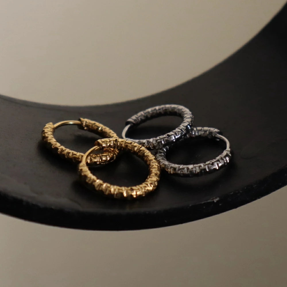 P401 stainless cut design hoop pierce