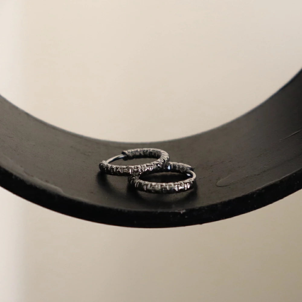 P401 stainless cut design hoop pierce
