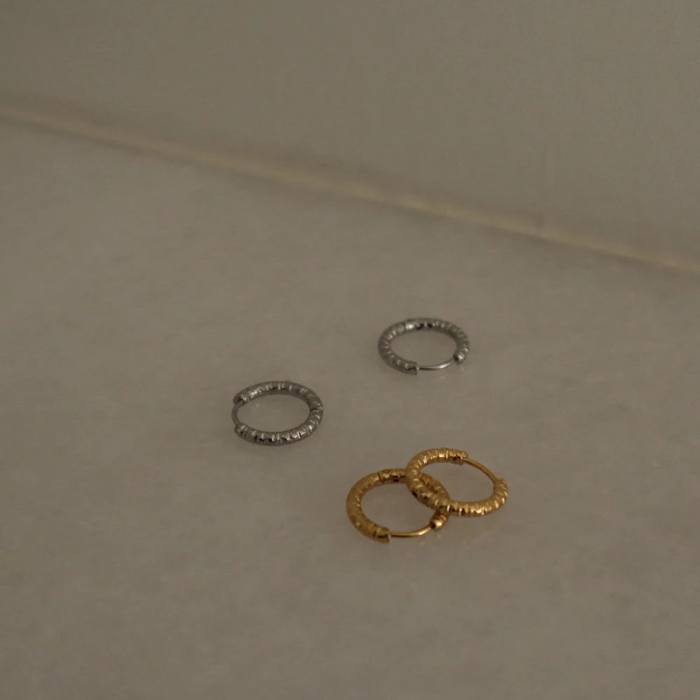 P401 stainless cut design hoop pierce