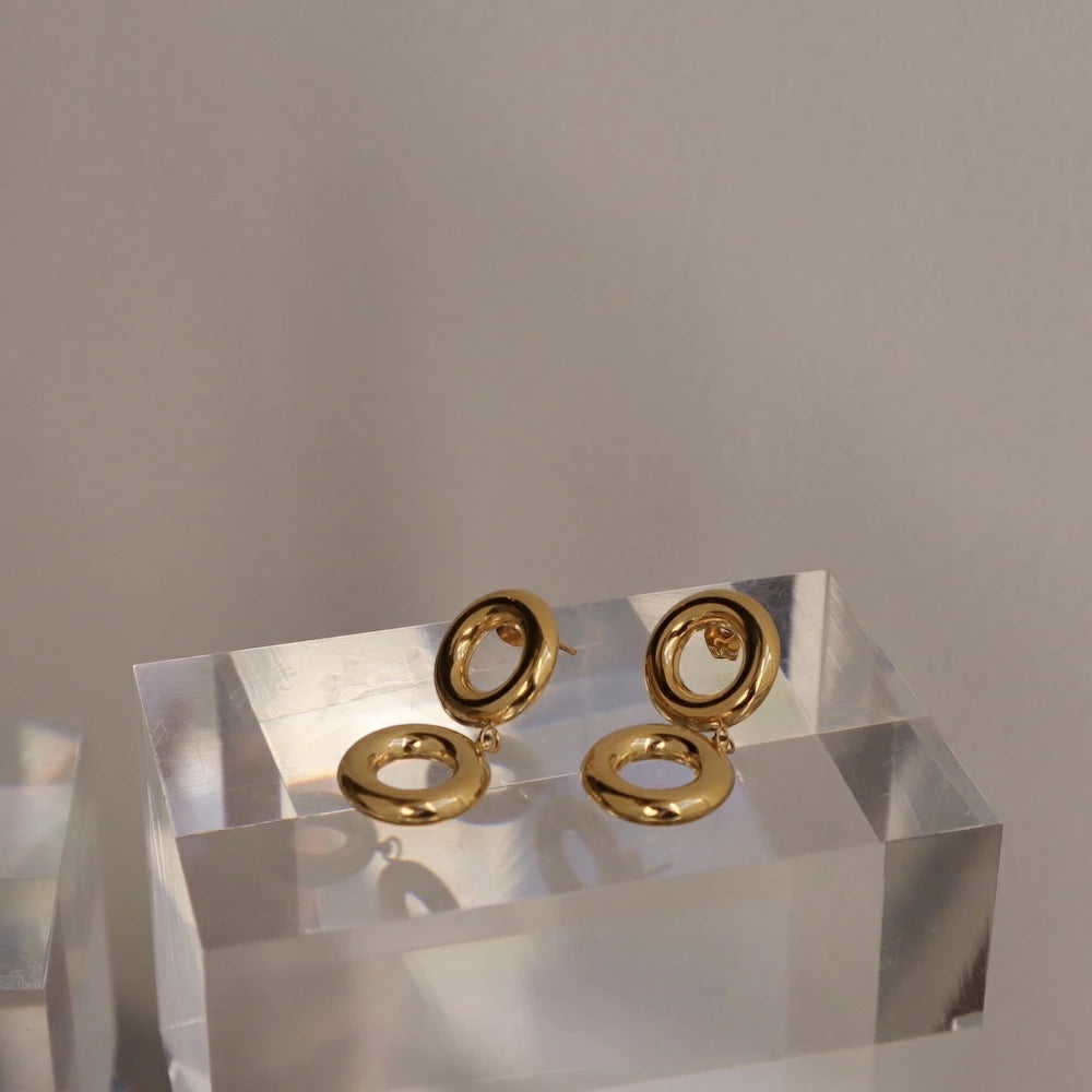 P413 stainless double circle pierce