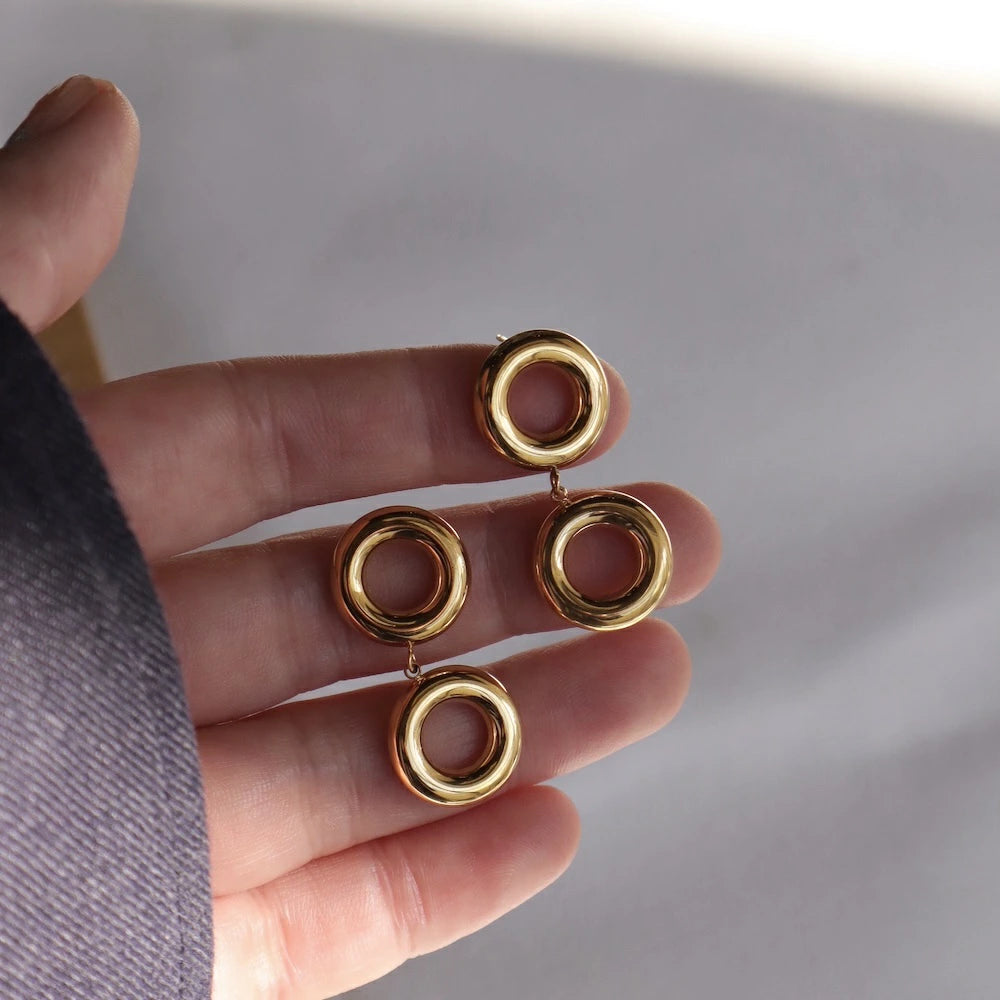 P413 stainless double circle pierce