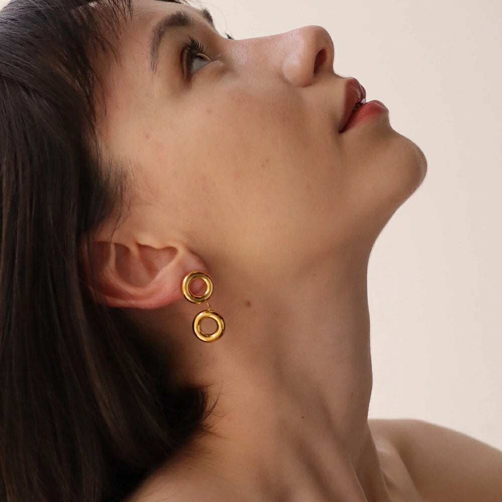 P413 stainless double circle pierce