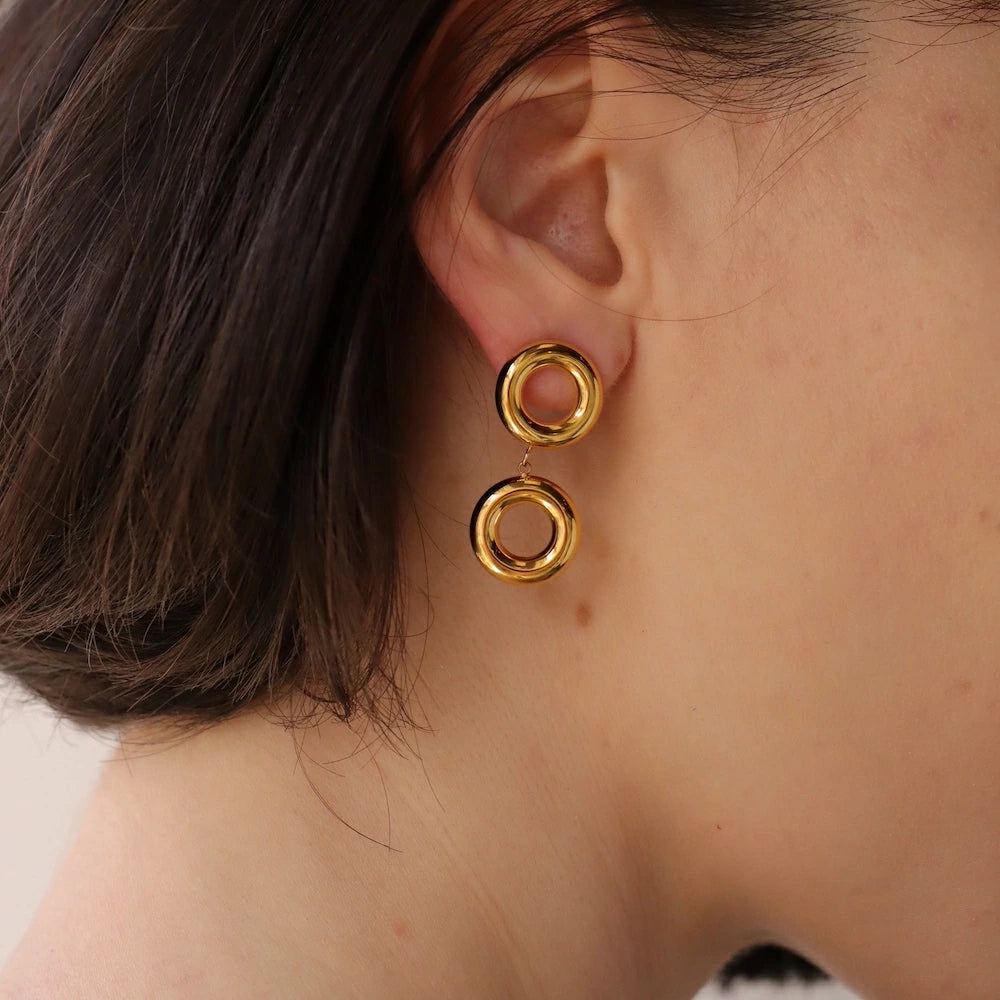 P413 stainless double circle pierce