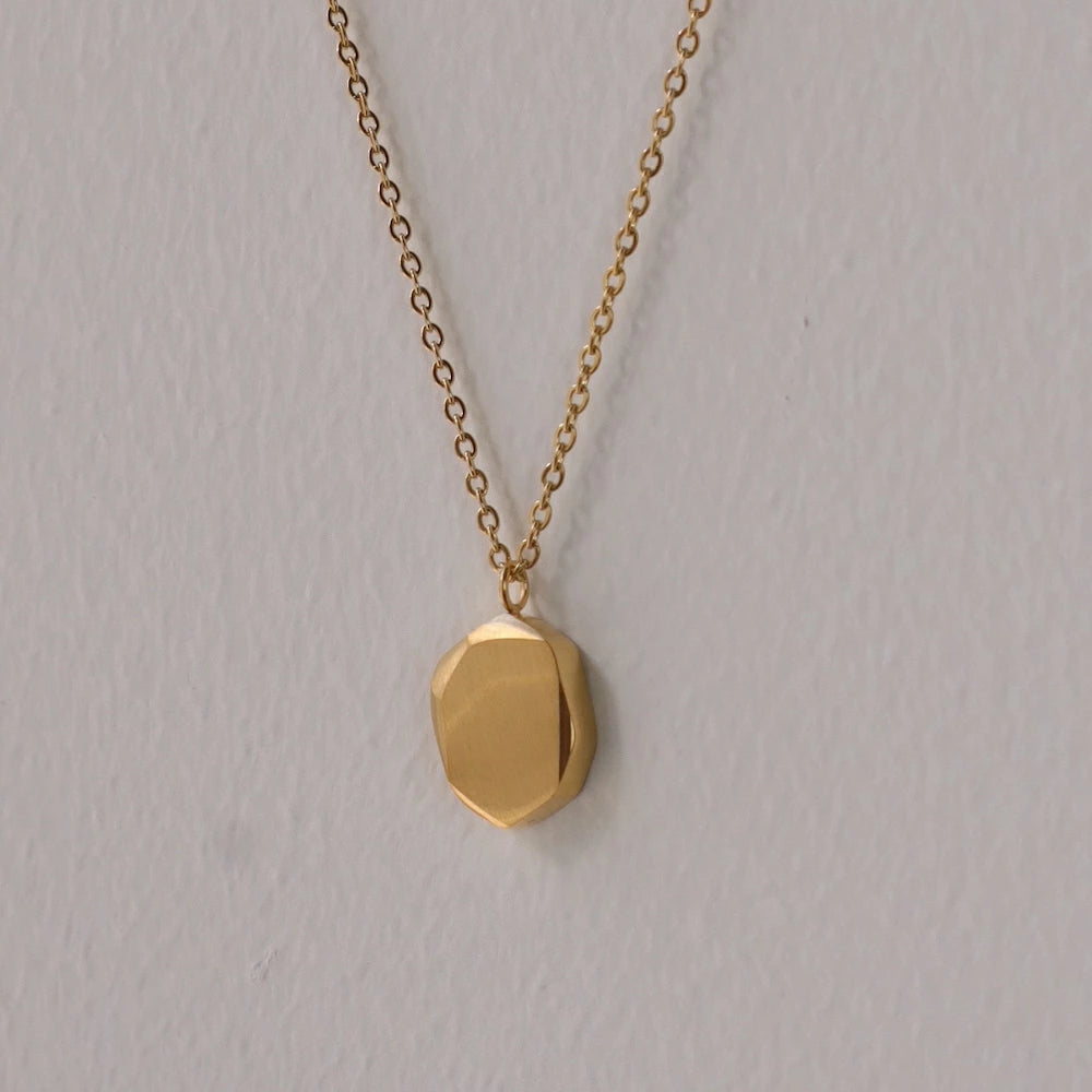 N089 stainless rough pendant