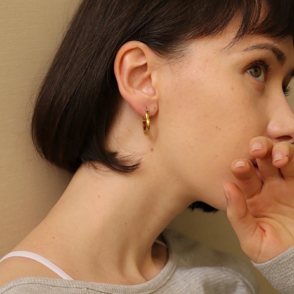 P298 stainless classic hoop pierce