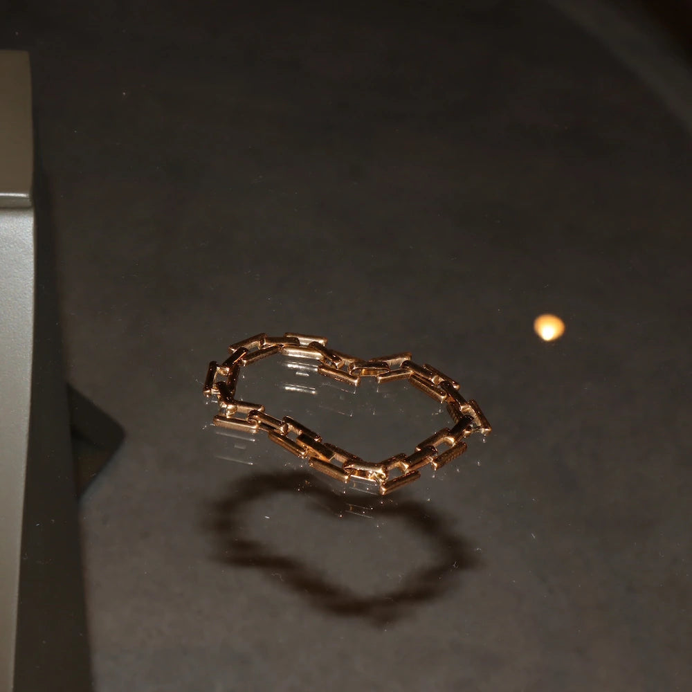 N214 stainless chain oversized bracelet