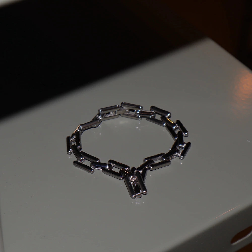 N214 stainless chain oversized bracelet