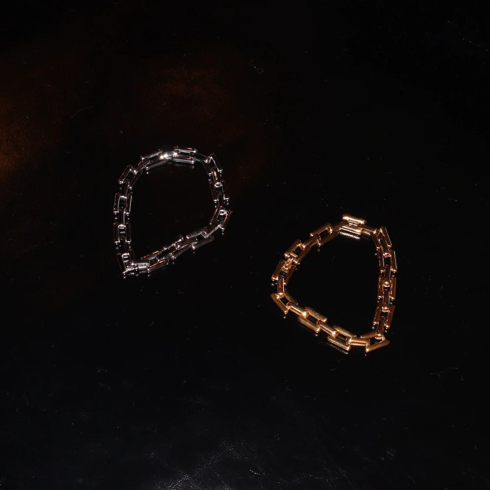 N214 stainless chain oversized bracelet