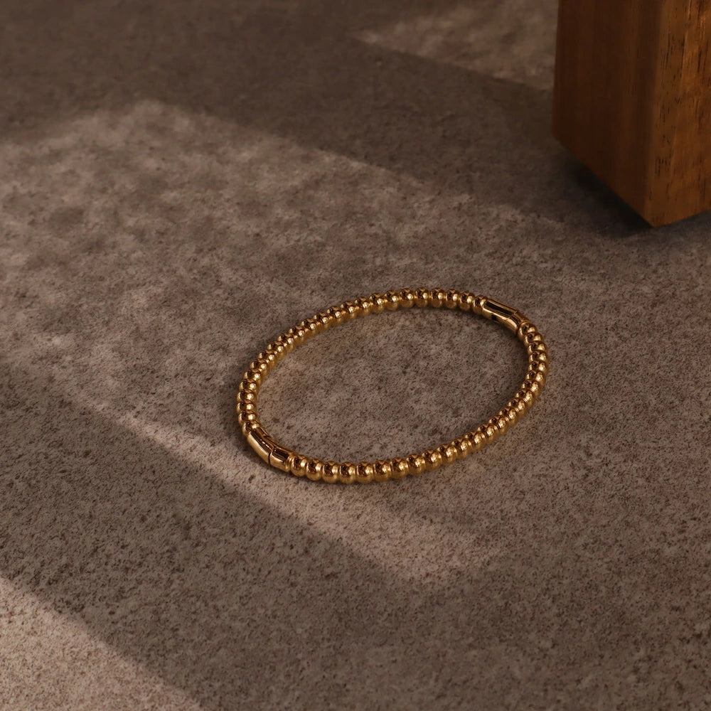 N218 stainless TSUBU-TUBU ball bangle