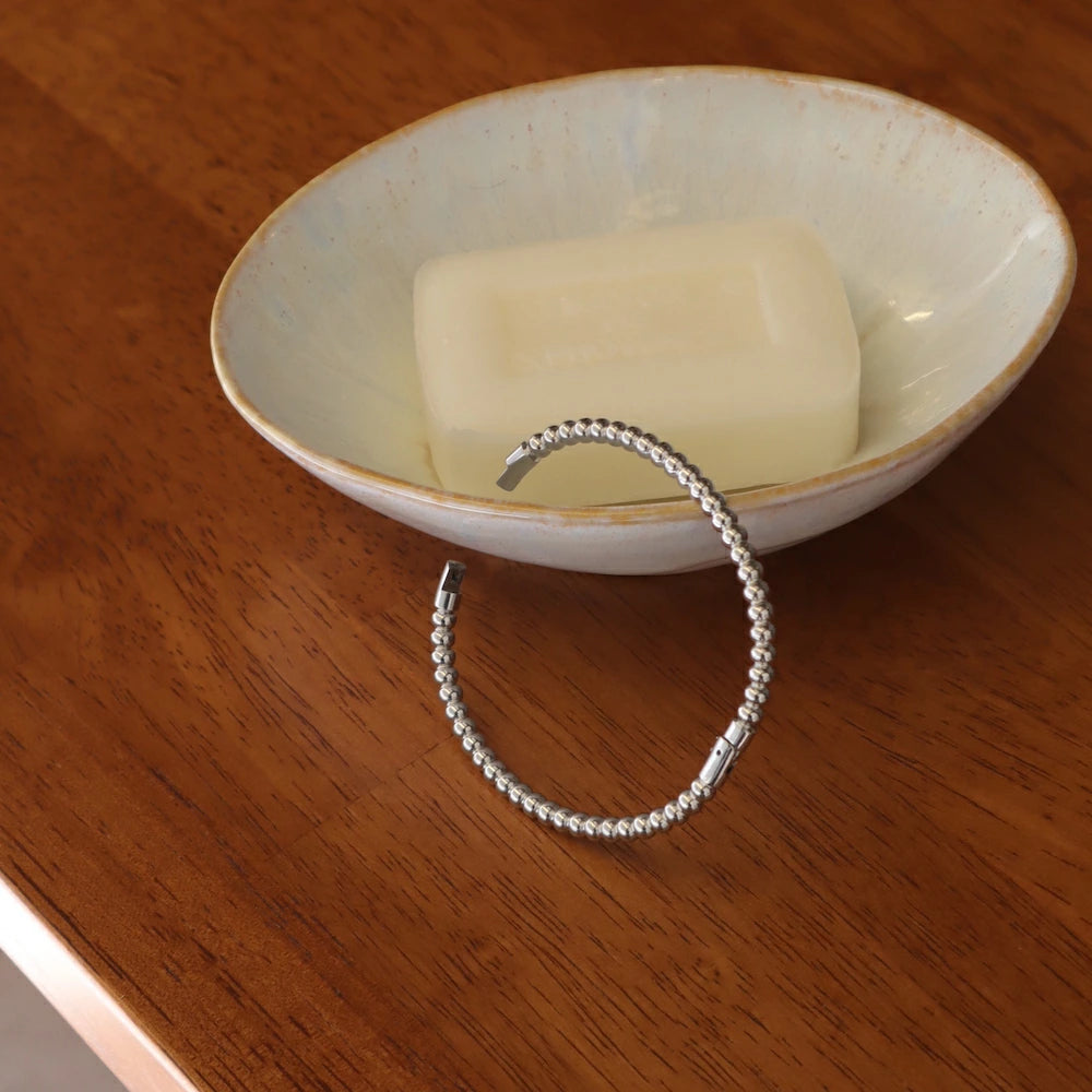 N218 stainless TSUBU-TUBU ball bangle