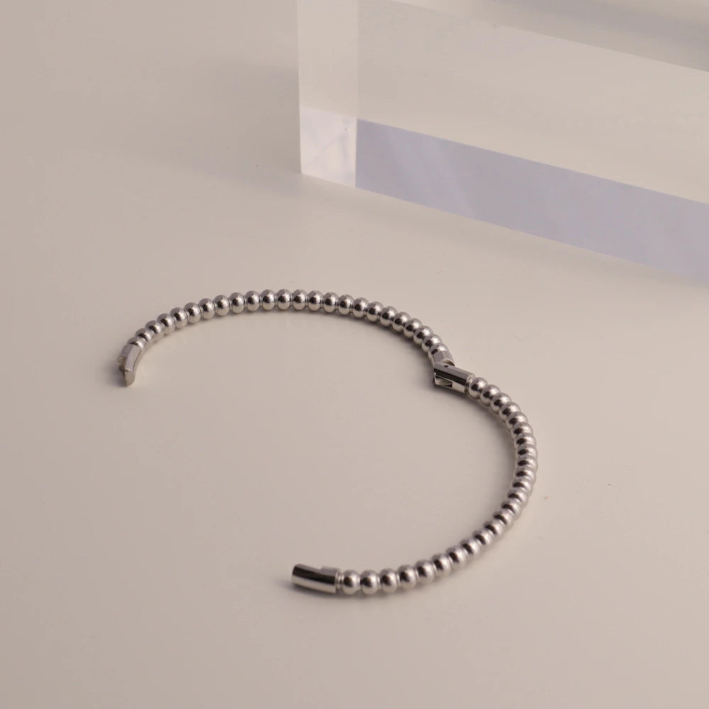 N218 stainless TSUBU-TUBU ball bangle