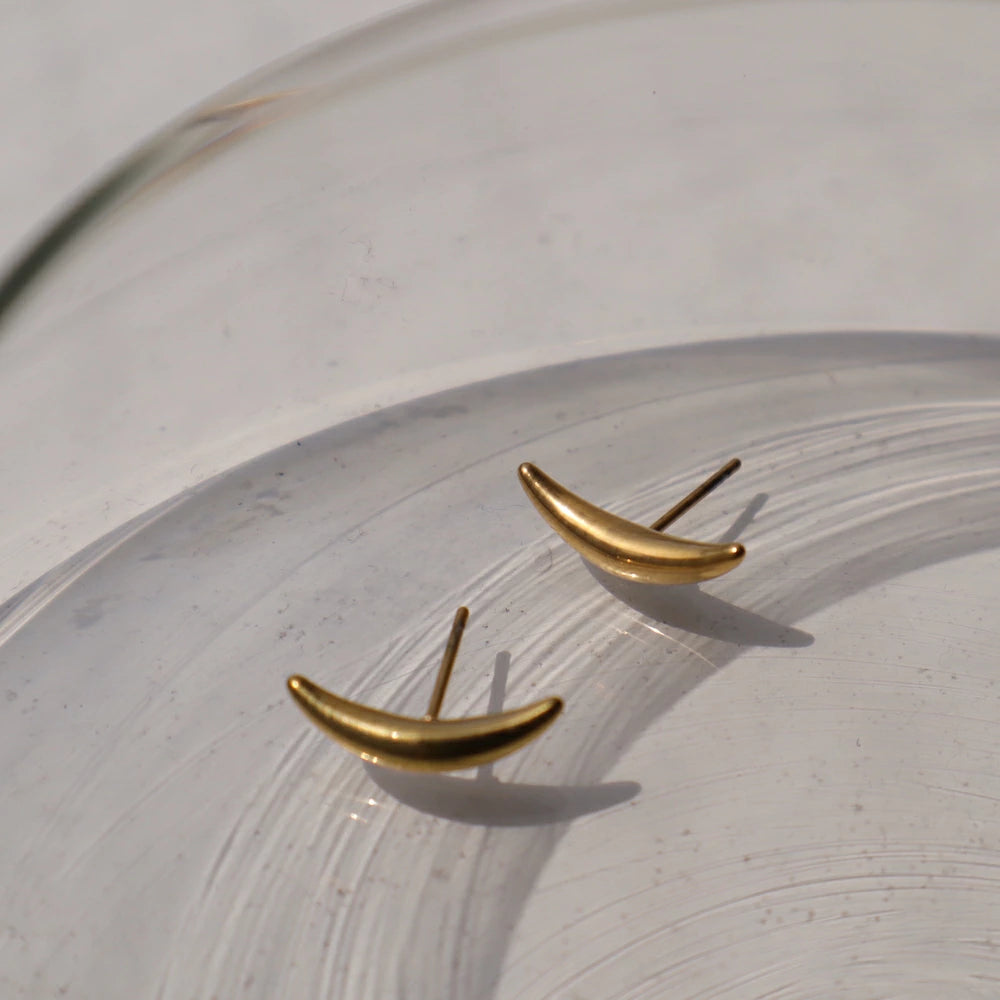 P336 stainless crescent moon pierce