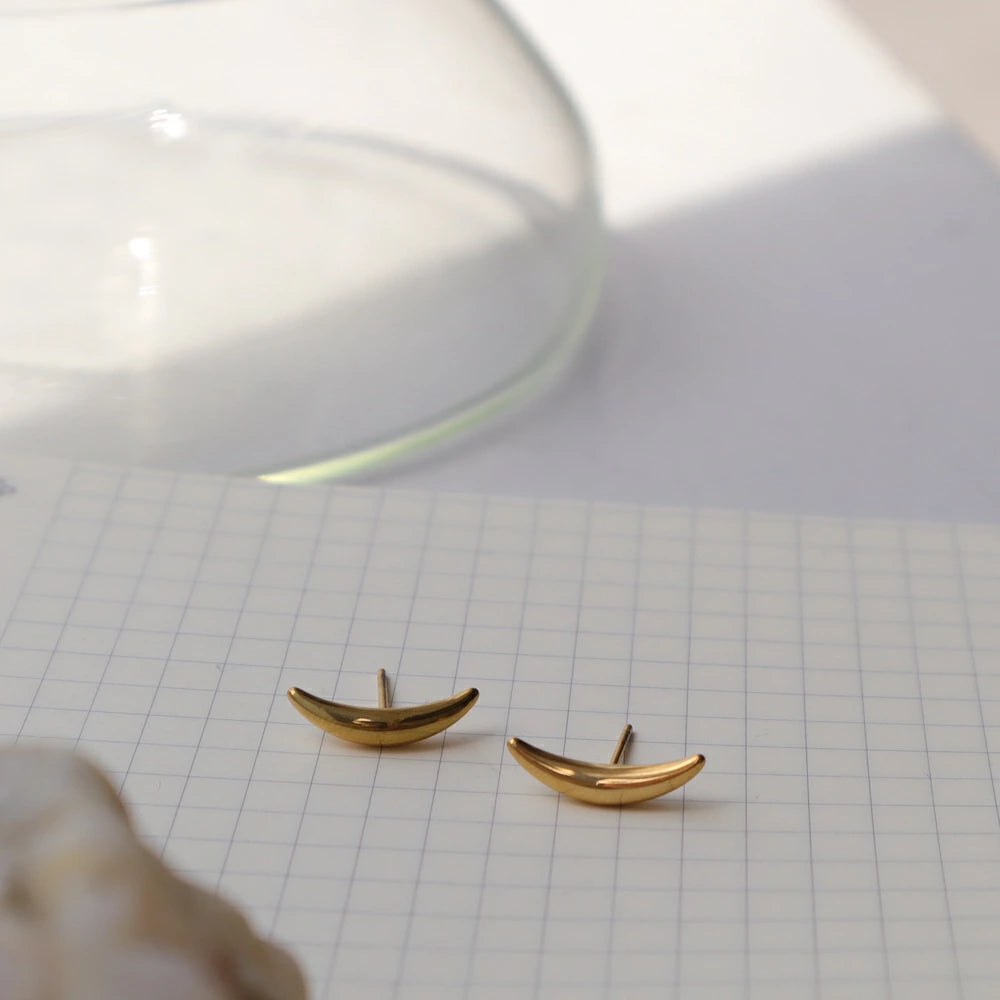 P336 stainless crescent moon pierce