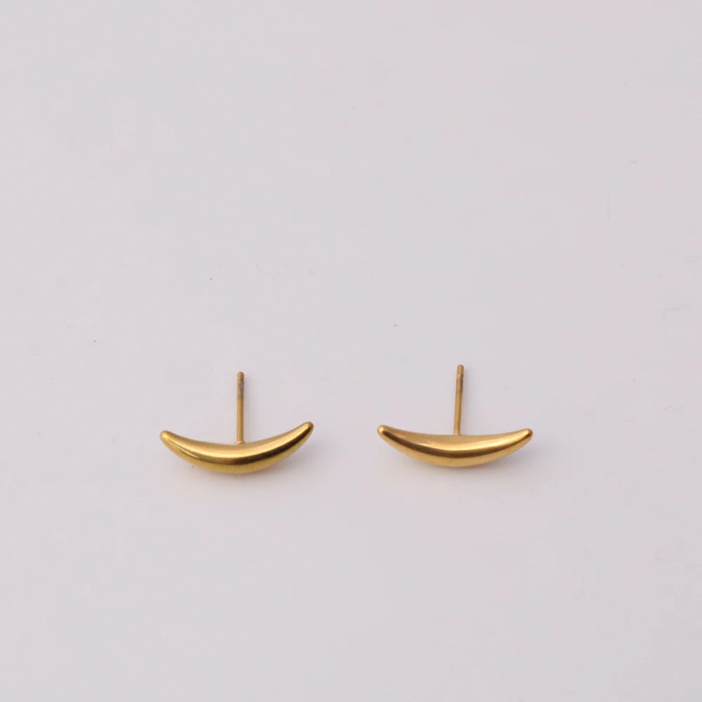 P336 stainless crescent moon pierce
