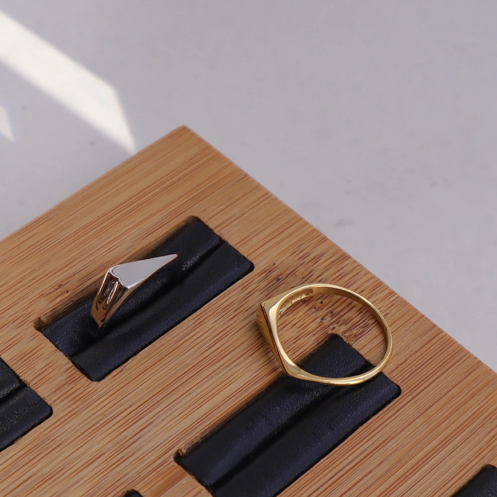 R074 stainless heart design ring