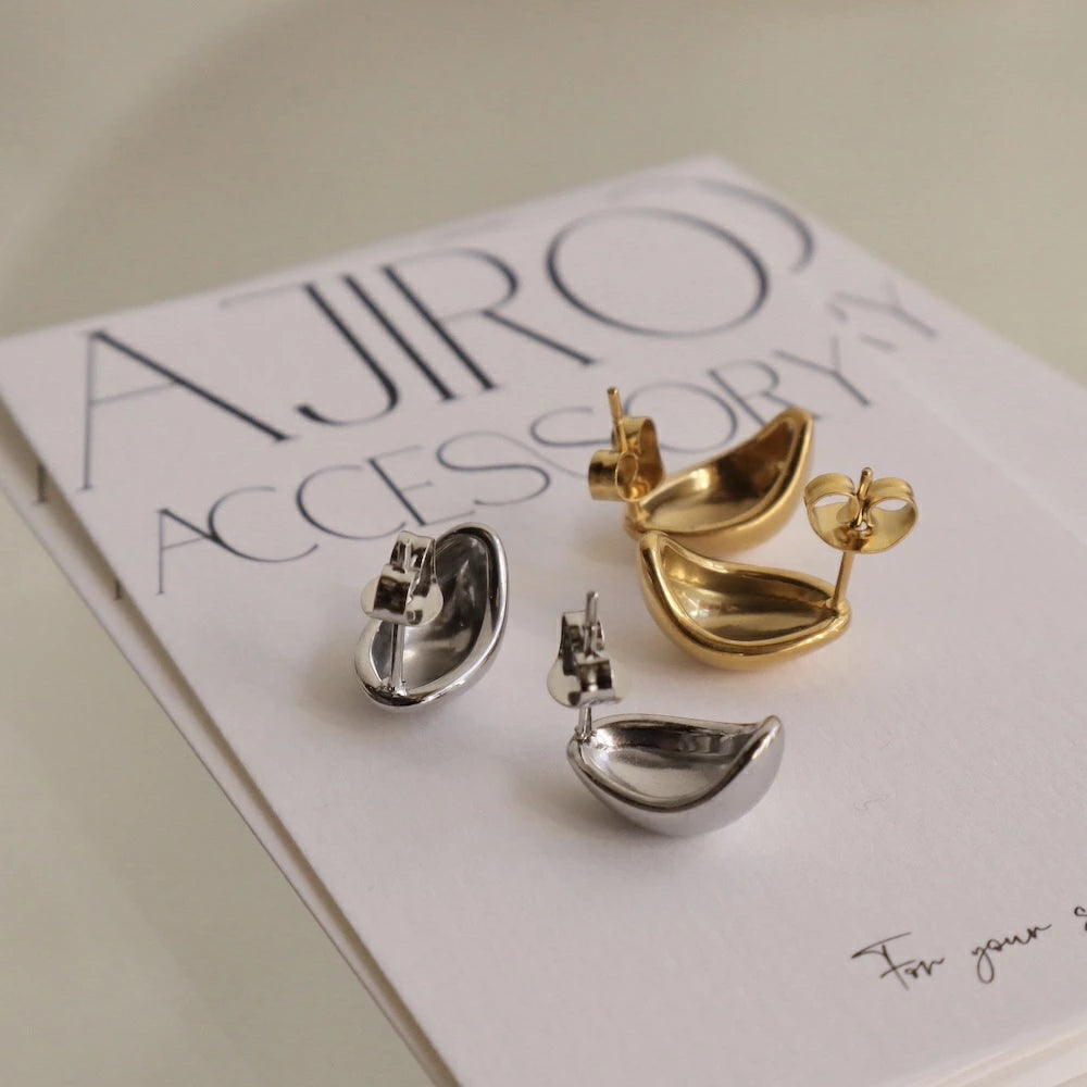 P423 stainless simple beans drop pierce