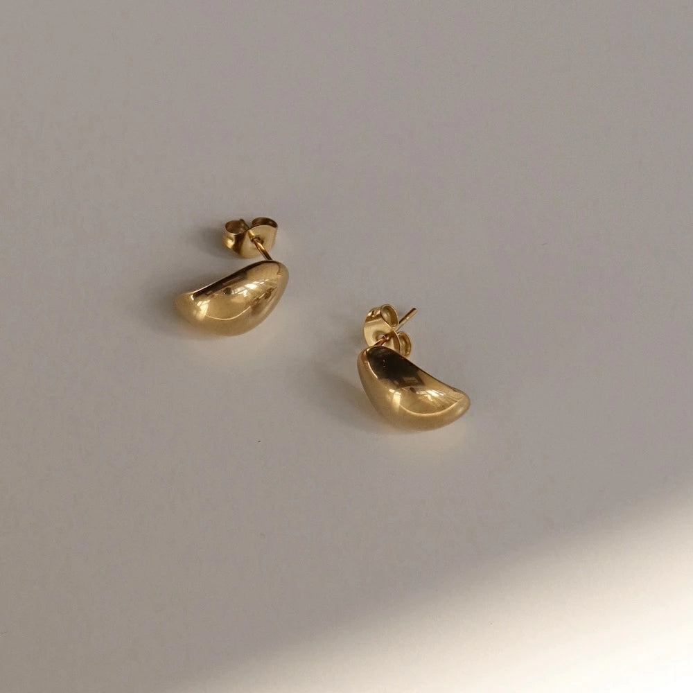 P423 stainless simple beans drop pierce