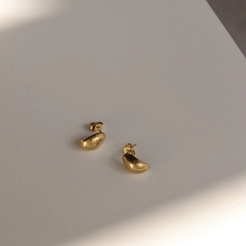 P423 stainless simple beans drop pierce