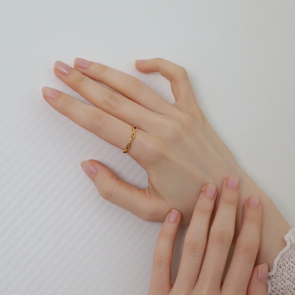 R079 stainless twist ring