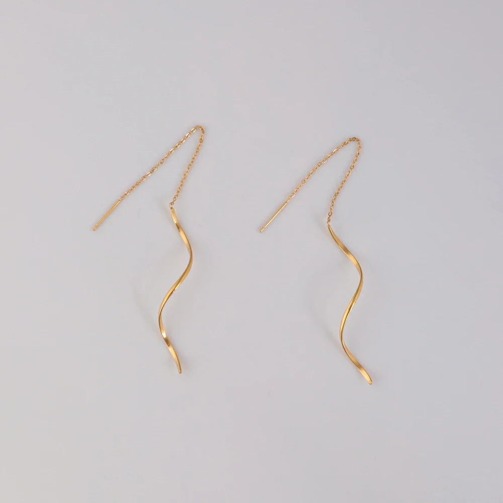P426 stainless wave long American pierce