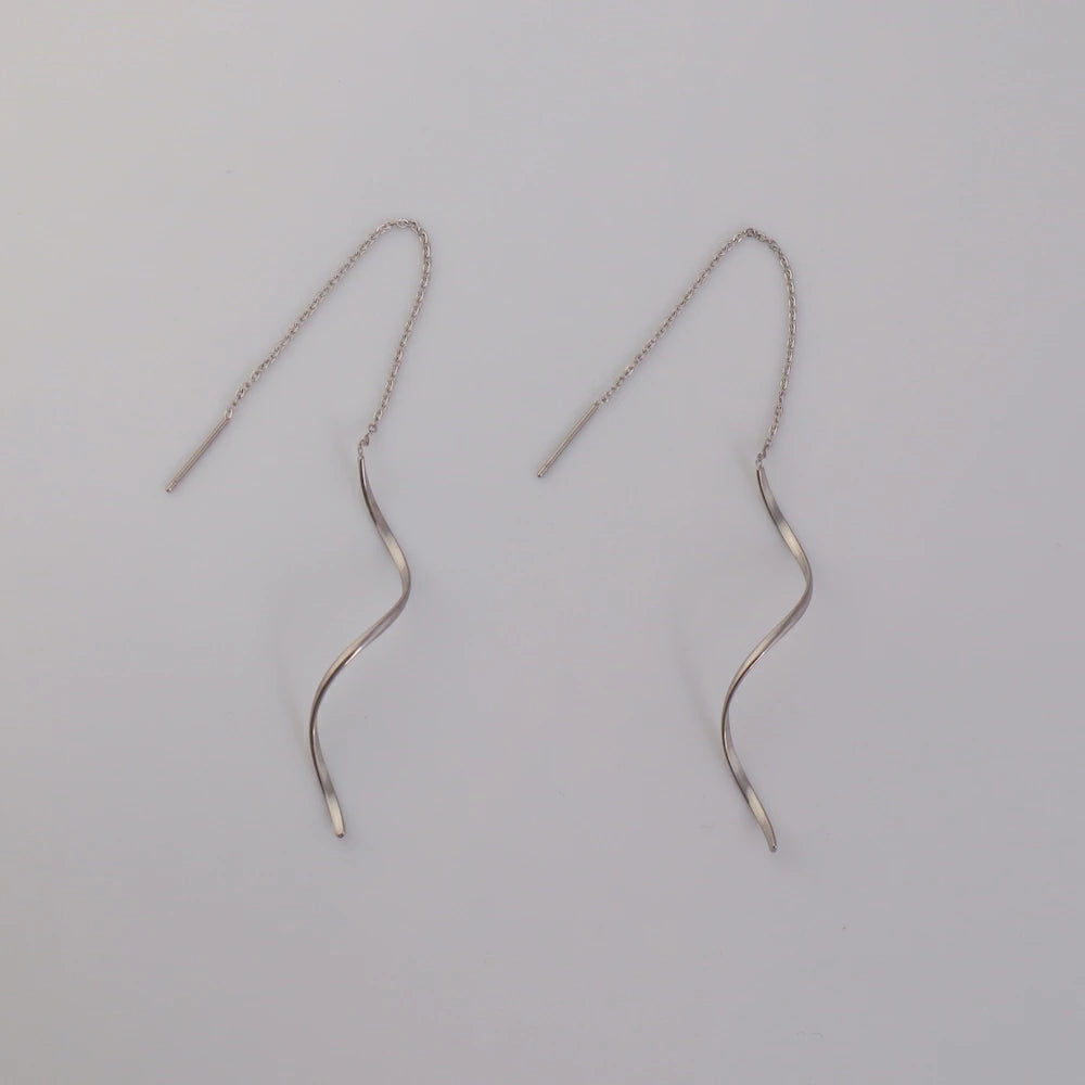 P426 stainless wave long American pierce