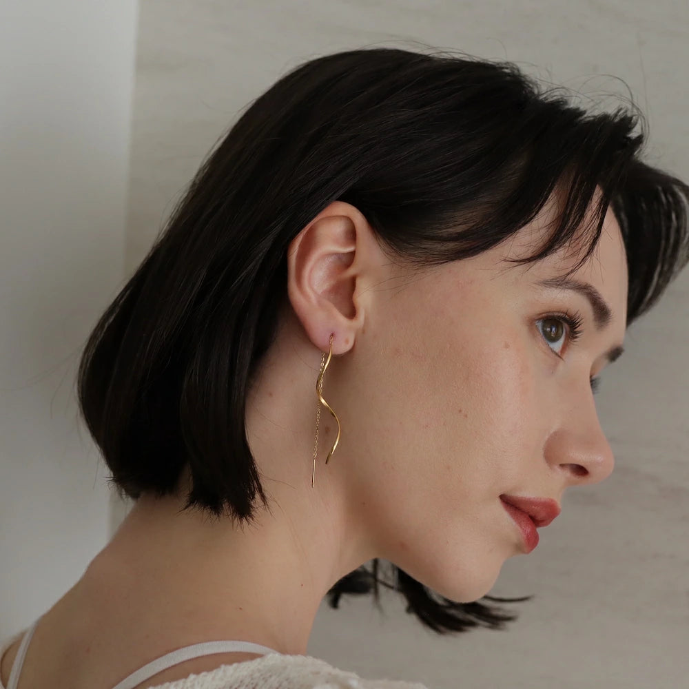 P426 stainless wave long American pierce