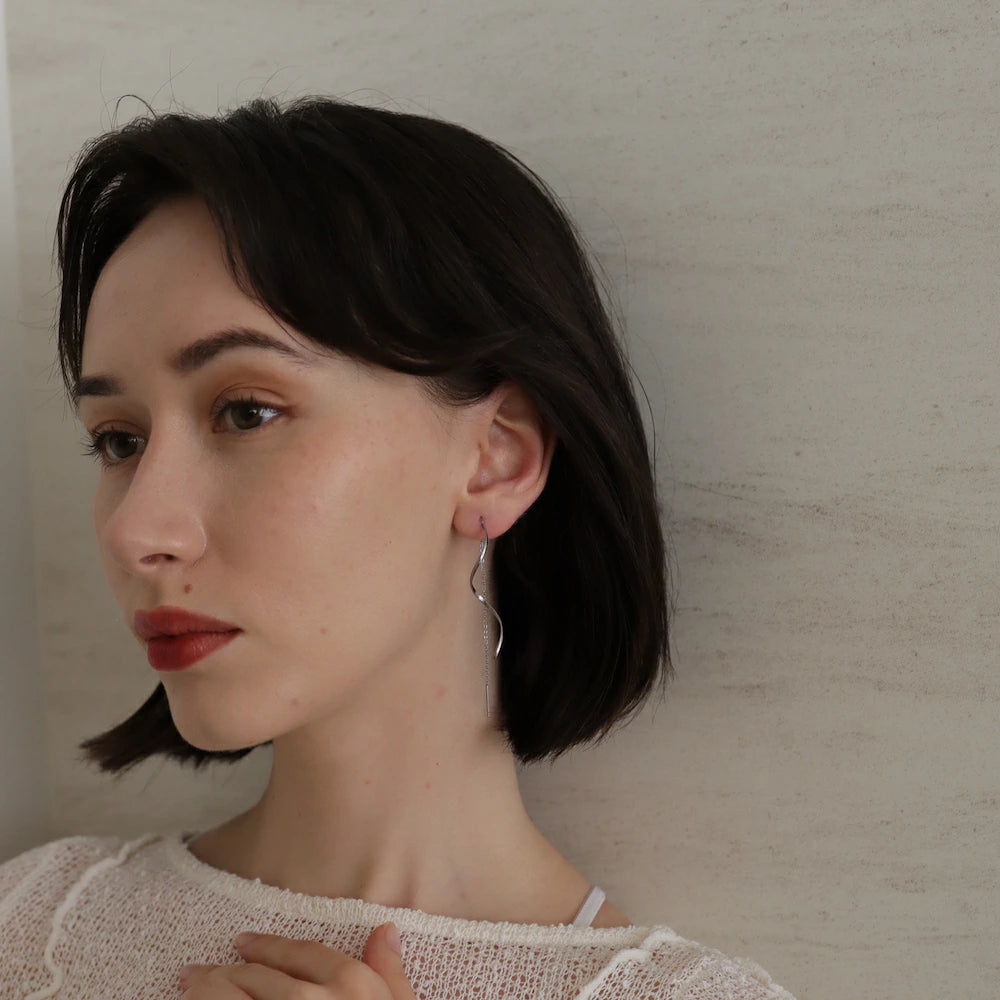 P426 stainless wave long American pierce