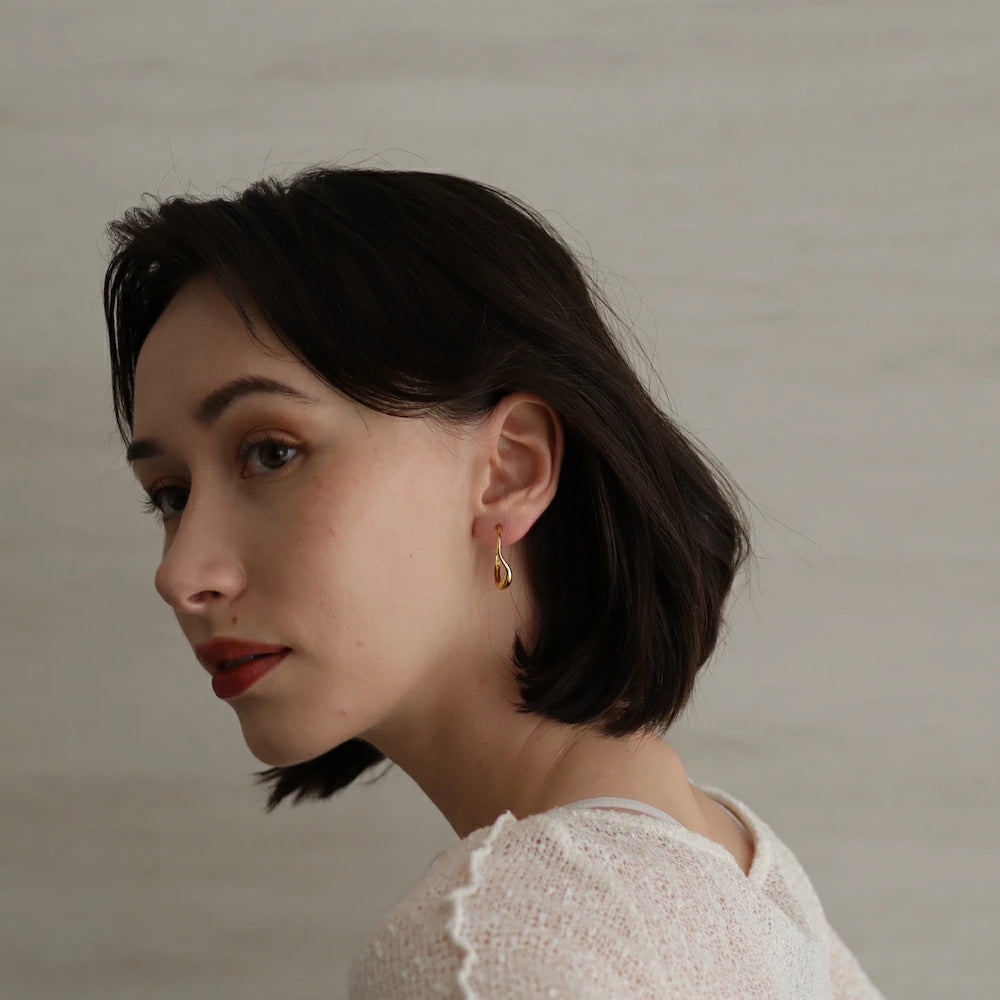 P430 silver925 simple nuance hoop pierce