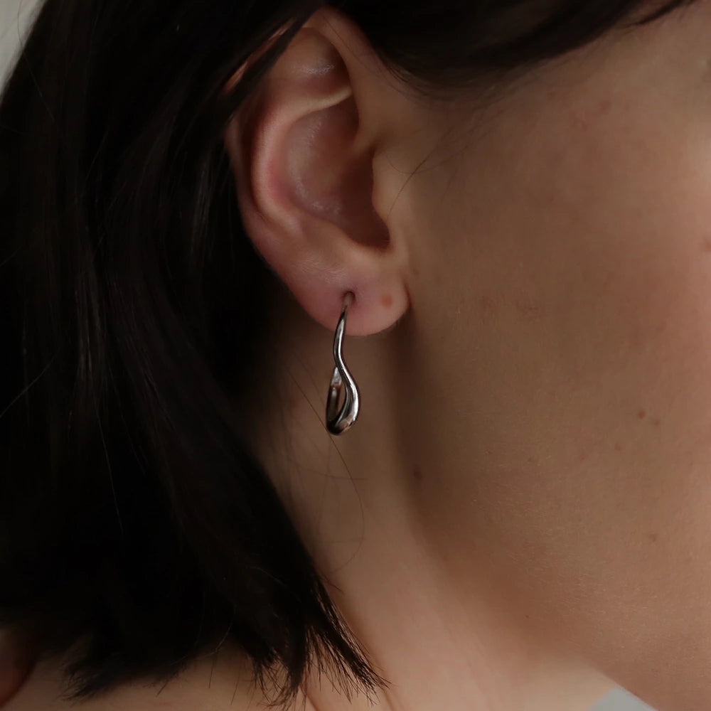 P430 silver925 simple nuance hoop pierce