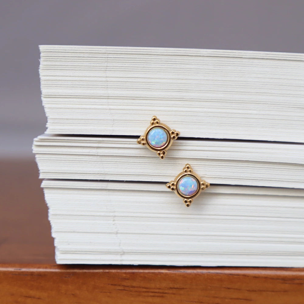 P433 stainless opal unique pierce