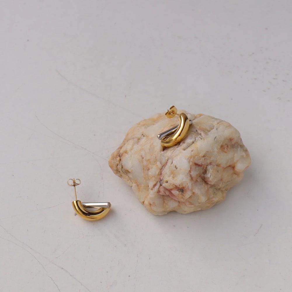 P432 stainless bi-color cross pierce