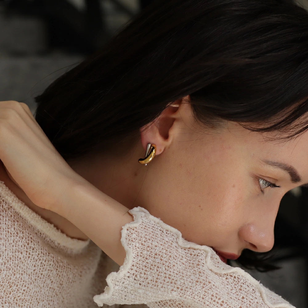 P432 stainless bi-color cross pierce