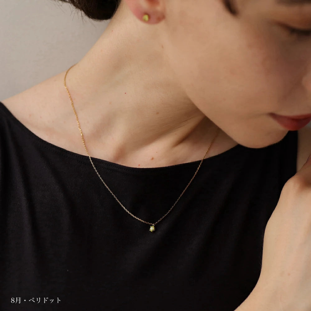 N231 stainless colorful stones necklace