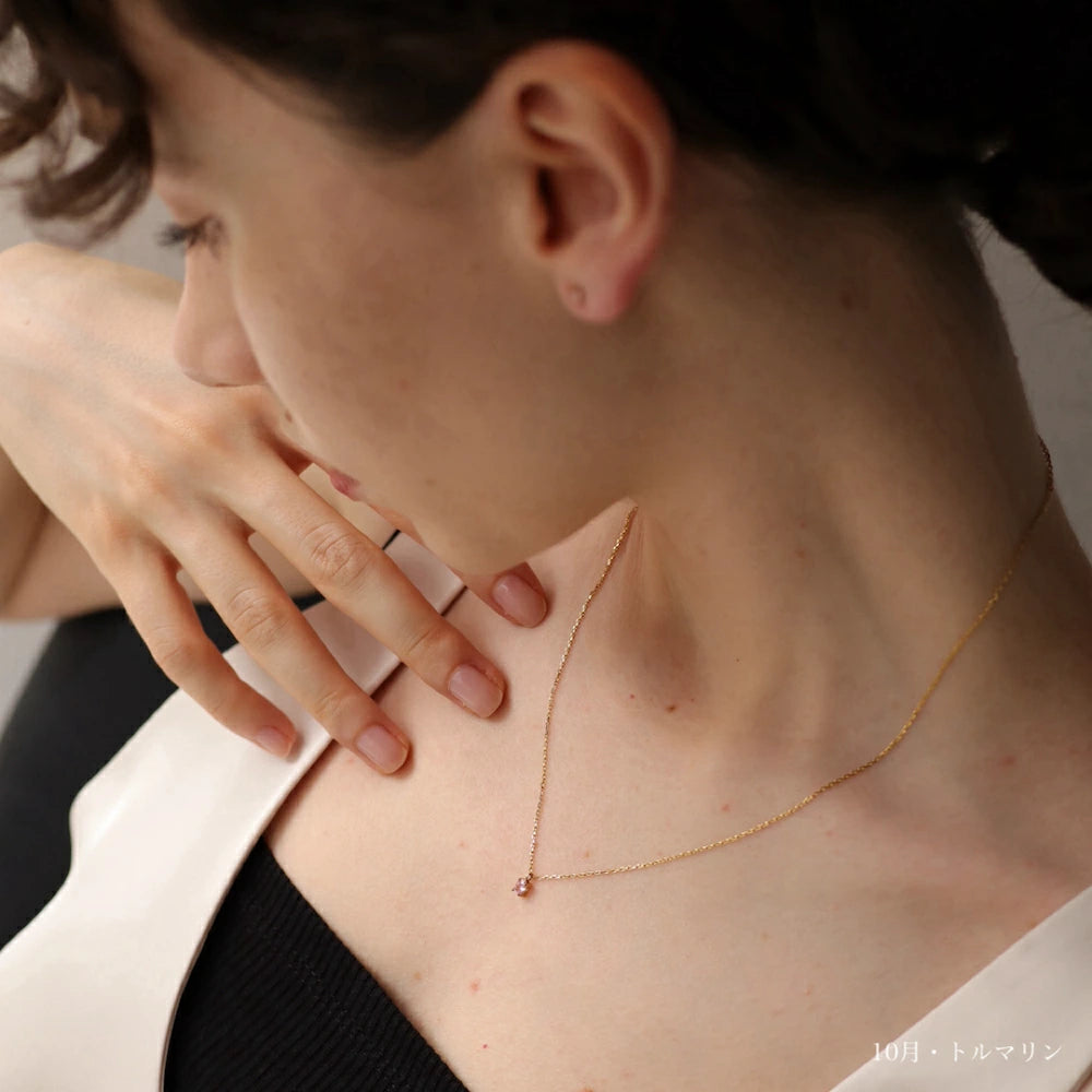 N231 stainless colorful stones necklace