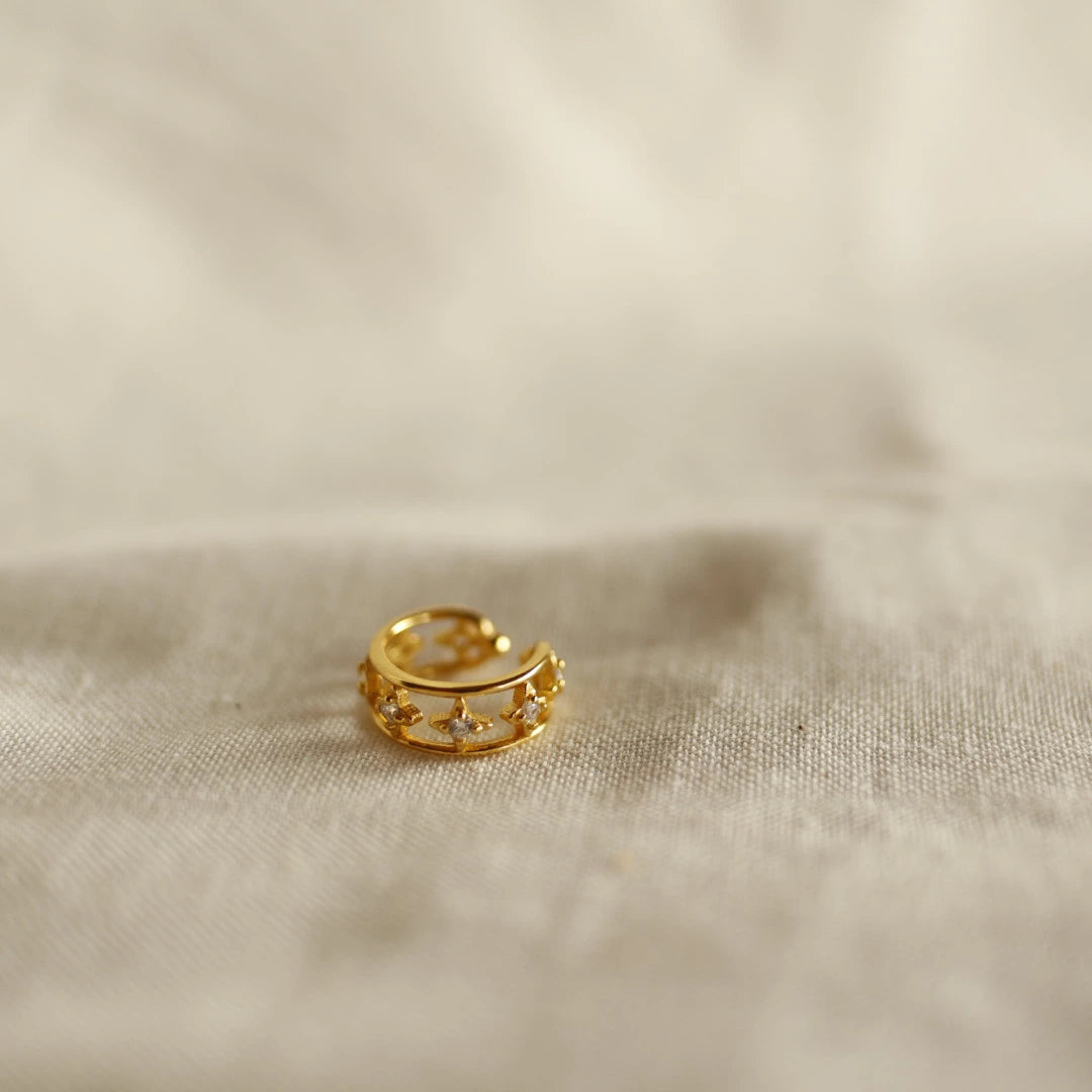 C122 silver925 brilliant earcuff