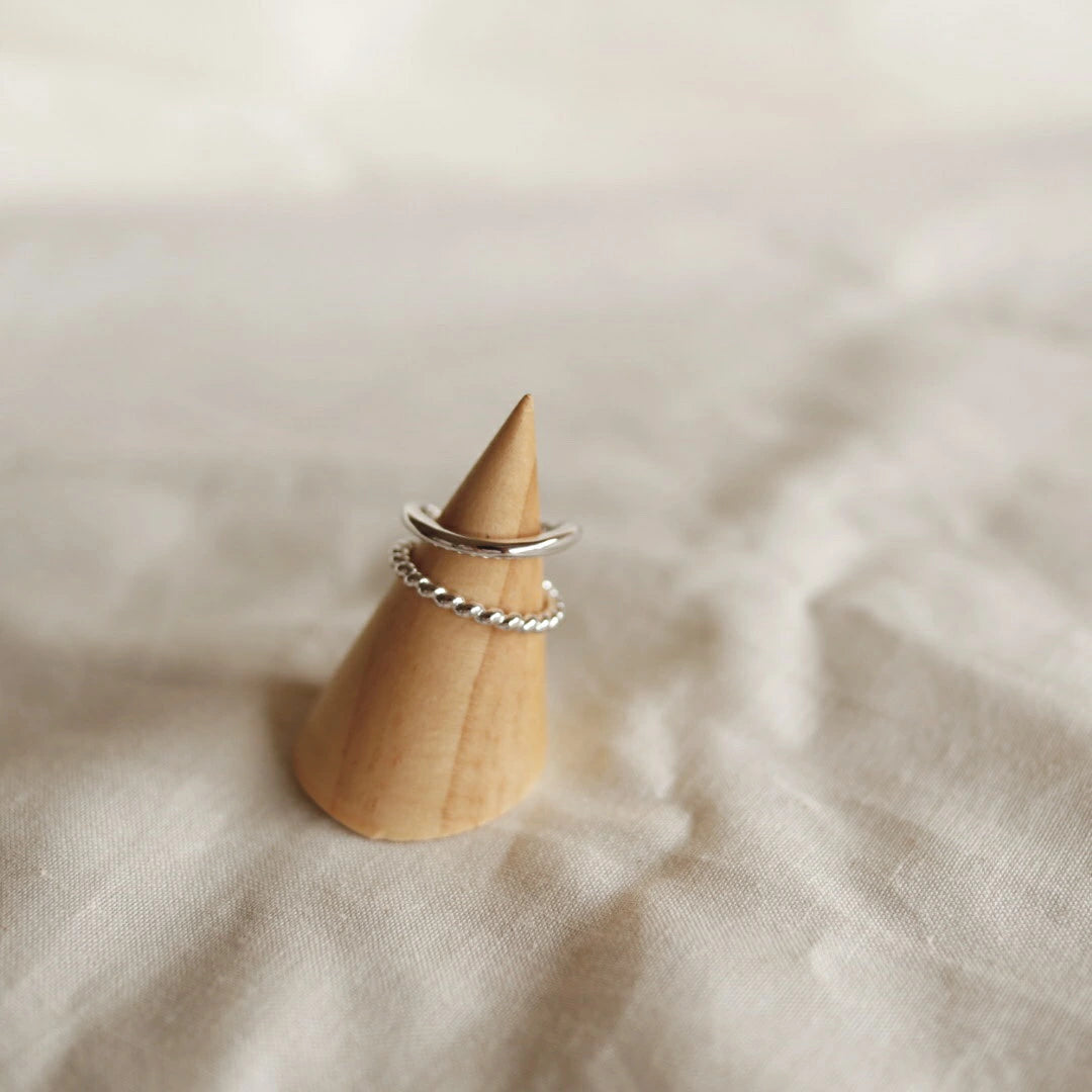 C139 silver925 dual earcuff ring