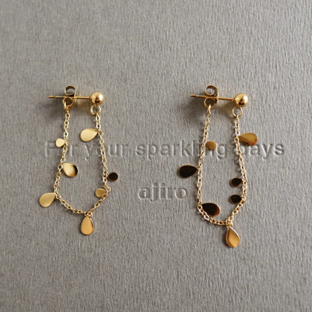 P079 stainless leaf plate chain pierce